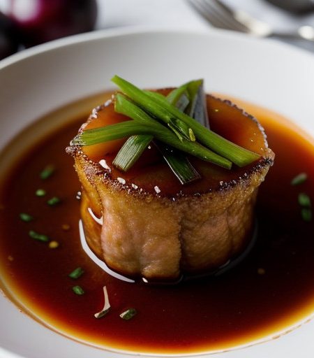 Pork in Plum Sauce (Mwei Jiong Yoke recipe image