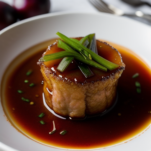 Pork in Plum Sauce (Mwei Jiong Yoke recipe image