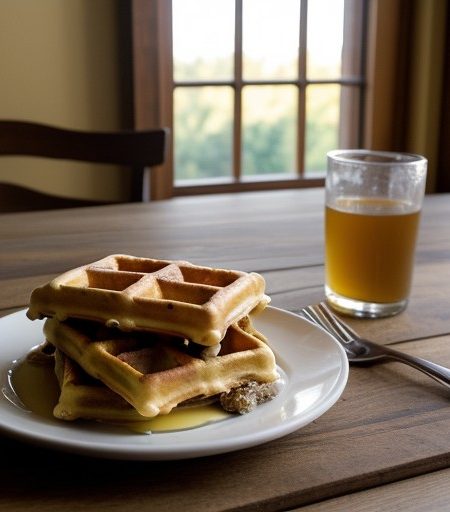 Porky-Pine Waffles recipe image