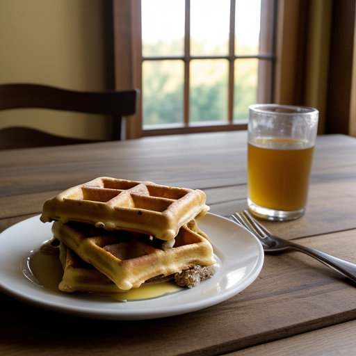 Porky-Pine Waffles recipe image