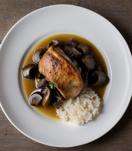 Port Mushroom Chicken recipe image