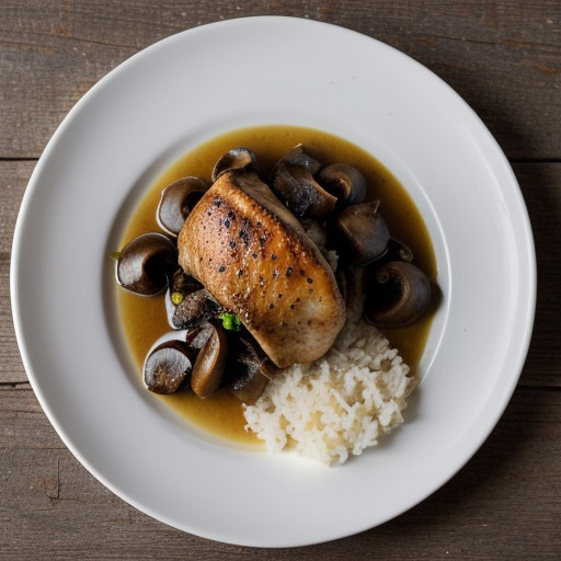 Port Mushroom Chicken recipe image