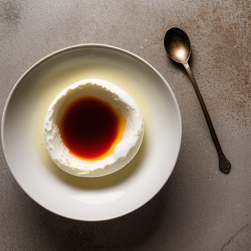 Port Wine Ice Cream With Hot "Liquor" Sauce recipe image