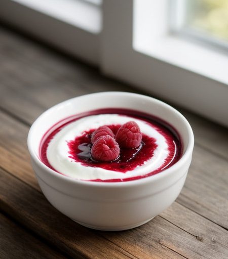 Port Wine and Raspberry Sauce recipe image