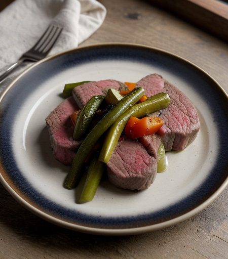 Porterhouse Steak & Italian Vegetables recipe image