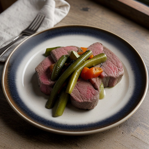 Porterhouse Steak & Italian Vegetables recipe image