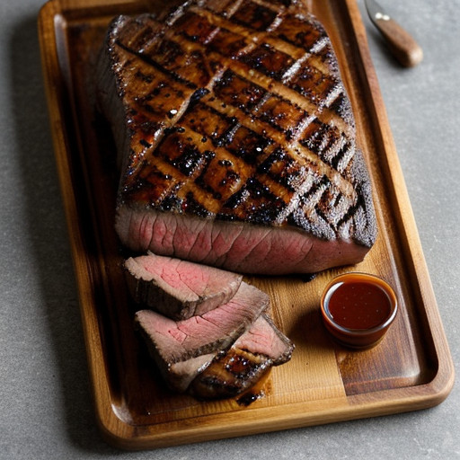 Porterhouse Steak With Hoisin Barbecue Sauce recipe image