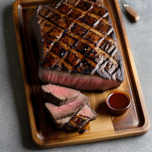 Porterhouse Steak With Hoisin Barbecue Sauce recipe image
