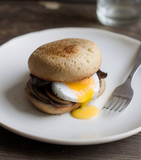 Portobello & Mozzarella Sandwich recipe image