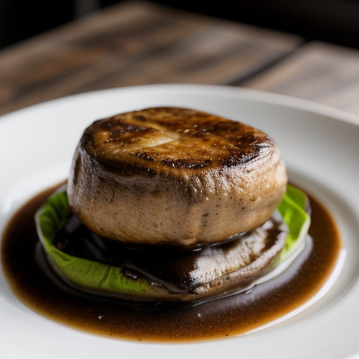 Portobello Mushrooms Stuffed W/Grilled Chicke recipe image