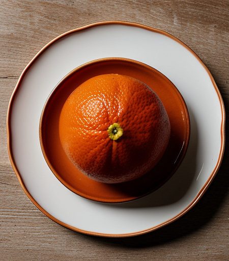 Portokalia Se Mavrothaphne - Oranges in Red W recipe image