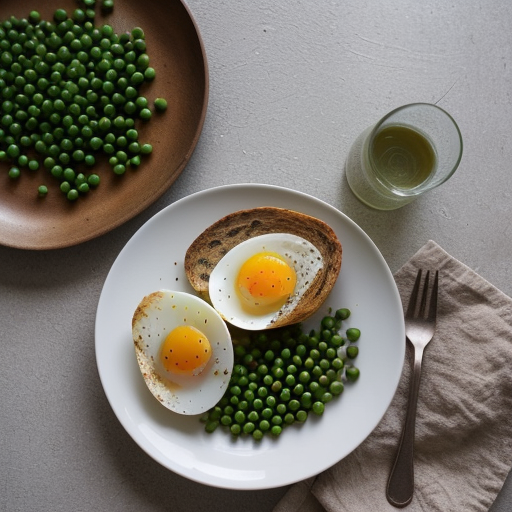 Portuguese Eggs With Peas recipe image