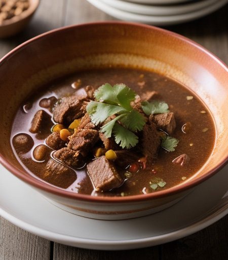 Posole (Mexican Pork & Chile Stew recipe image