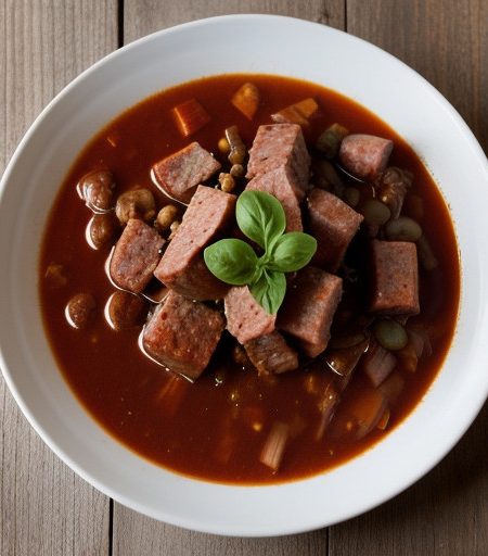 Posole and Sausages recipe image