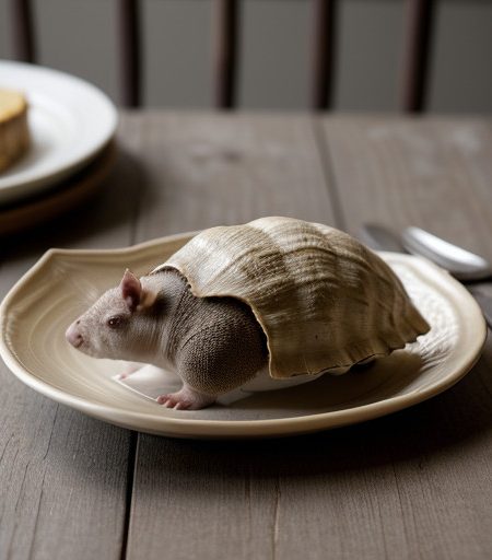Possum on the Half Shell (Armadillo recipe image