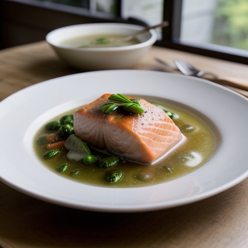 Pot Au Feu of Salmon recipe image