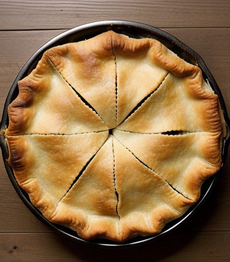 Pot Pie With Greens recipe image