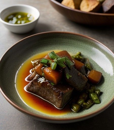 Pot Roast Braised in Ginger Plum Sauce recipe image
