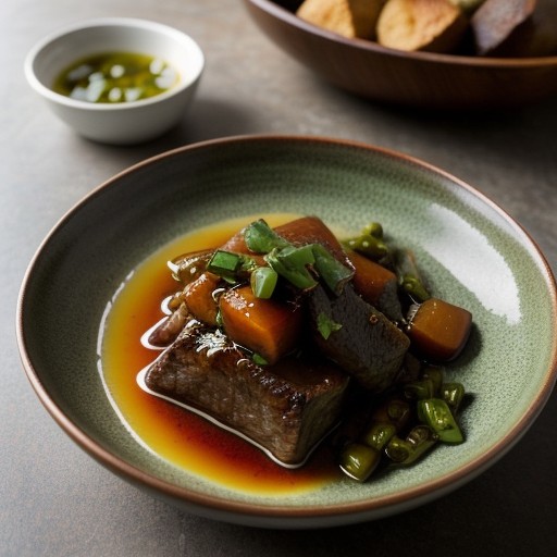 Pot Roast Braised in Ginger Plum Sauce recipe image