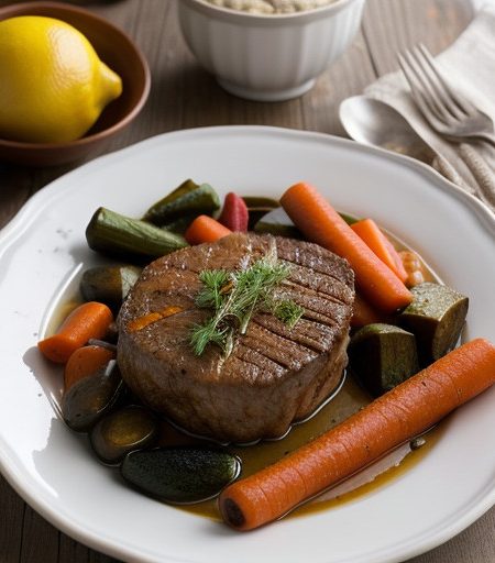 Pot Roast WLTH Vegetables recipe image