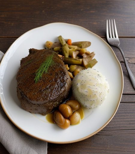 Pot Roast With Dill Pickles recipe image