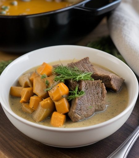Pot Roast in Savory Cheese Sauce recipe image