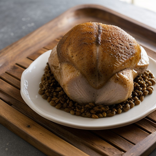 Pot Roast of Turkey With Barley recipe image