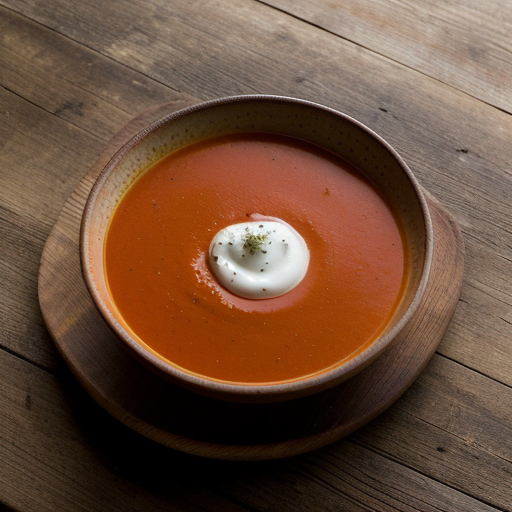 Potage De Tomate a La Basilic (Tomato Soup Wi recipe image