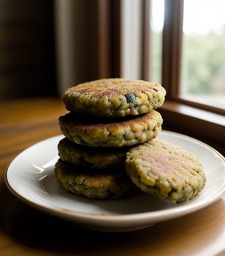 Potato & Adzuki Bean Patties recipe image