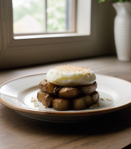 Potato-Andouille Hash - Bon Appetit recipe image