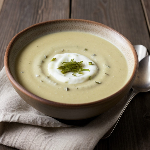 Potato~ Artichoke & Leek Soup recipe image