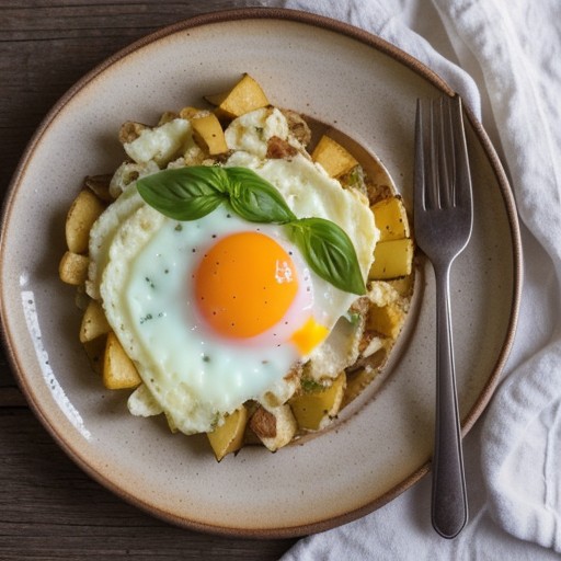 Potato-Basil Scramble recipe image