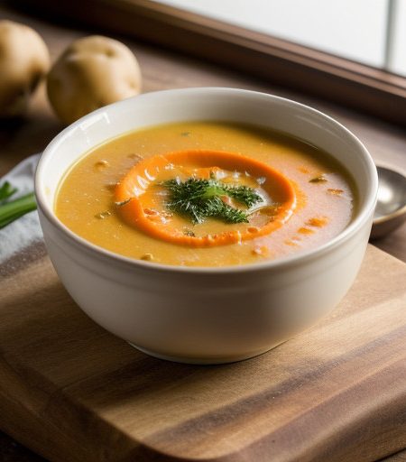 Potato Cheddar & Ale Soup recipe image