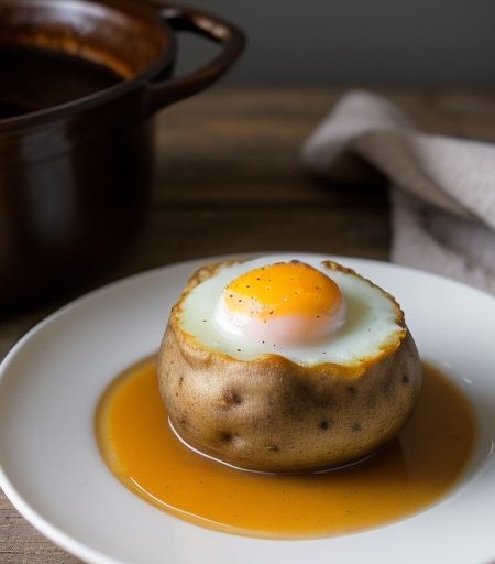 Potato Cholent recipe image