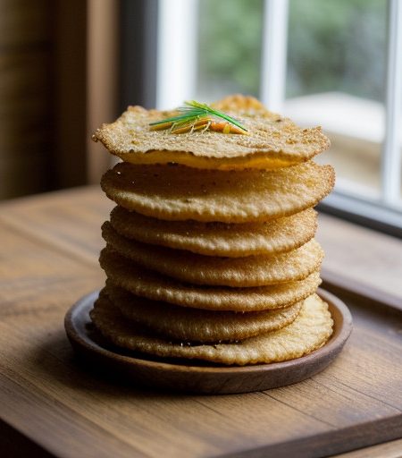 Potato Crisps With Sour Cream & Caviar recipe image