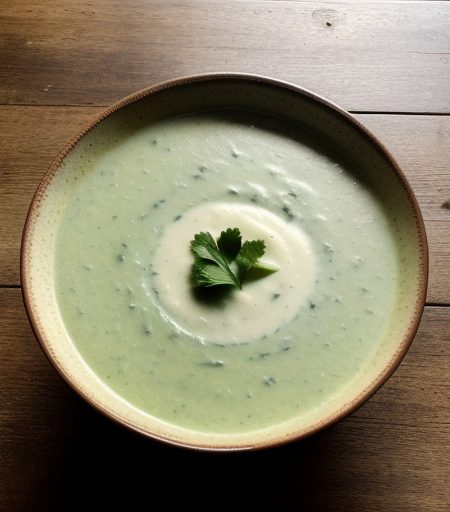 Potato & Cucumber Soup-Gurken Und Kartoffel recipe image