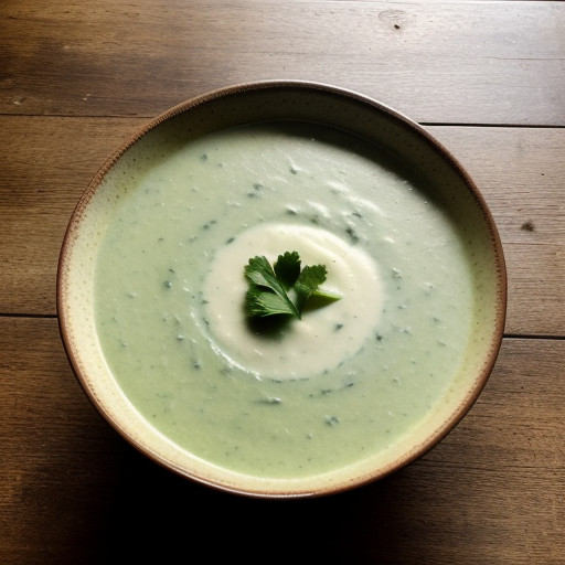 Potato & Cucumber Soup-Gurken Und Kartoffel recipe image