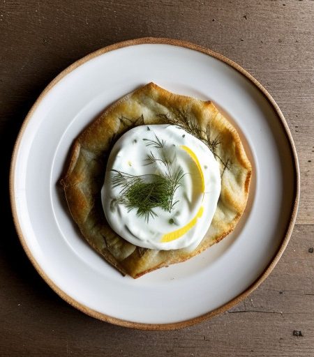 Potato Galette W/ Smoked Salmon & Dill Creme Fraiche - Bo recipe image