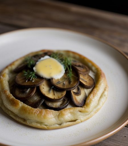 Potato Galette With Wild Mushrooms recipe image
