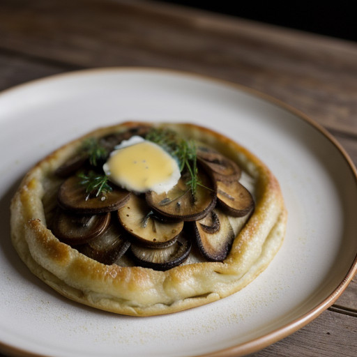 Potato Galette With Wild Mushrooms recipe image