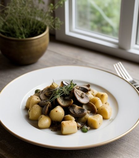 Potato Gnocchi With Wild Mushrooms And recipe image