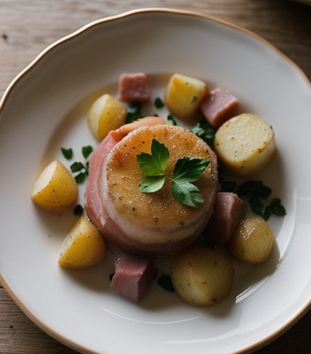 Potato-Ham Scallop Casserole recipe image