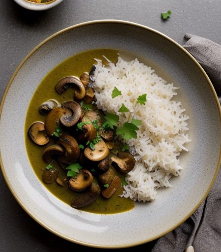Potato & Mushroom Curry recipe image