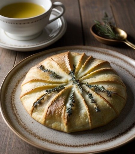 Potato Onion Galette recipe image