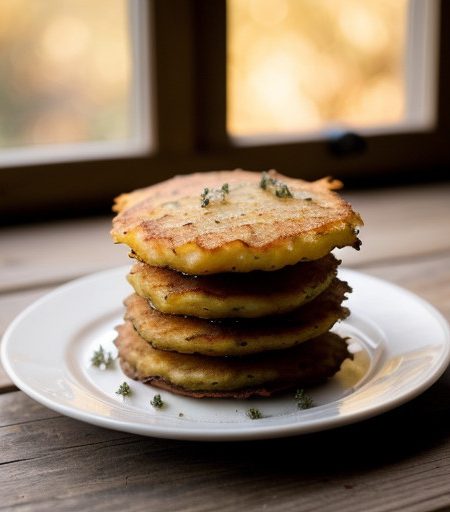 Potato Pancakes With Juniper recipe image