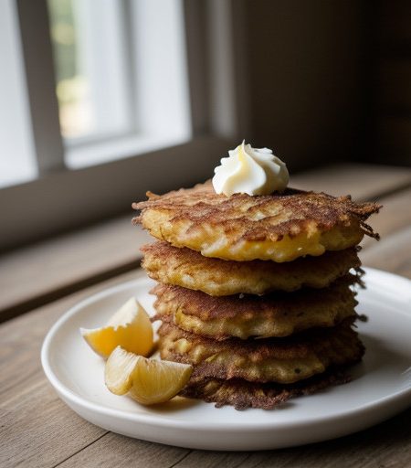 Potato Pancakes or Latkes recipe image