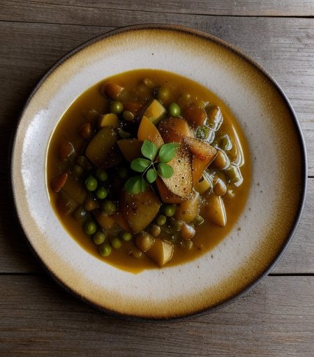 Potato & Pea Stew recipe image
