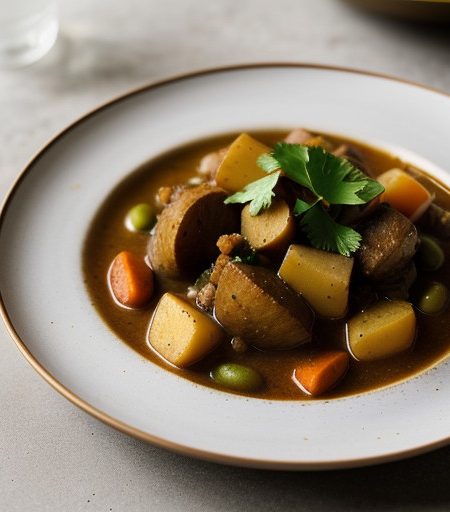 Potato Pig's Foot Stew recipe image