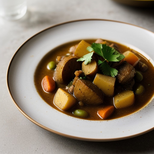 Potato Pig's Foot Stew recipe image