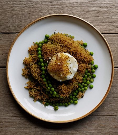 Potato & Rice Pilaf With Peas & Cumin recipe image